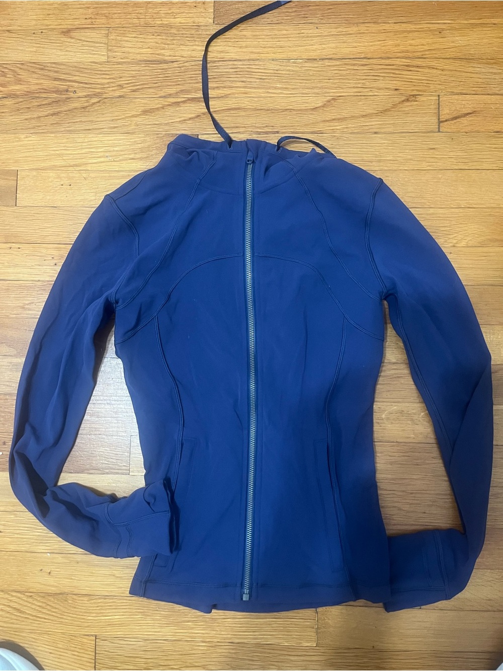 lululemon athletica Navy Zip-Up Jacket